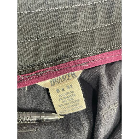 Duluth Trading Co Grey Insulated Snow Ski Pants Women's SZ 8 Outdoors Gorpcore - Picture 4 of 5